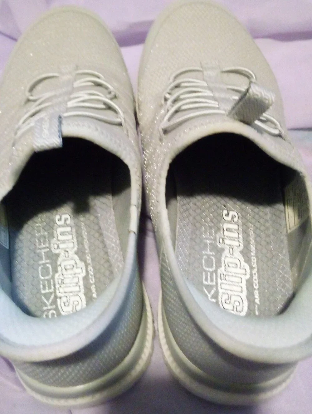 Sketchers Slip-Ins Sneakers Air Cooled Memory Foam Size 6